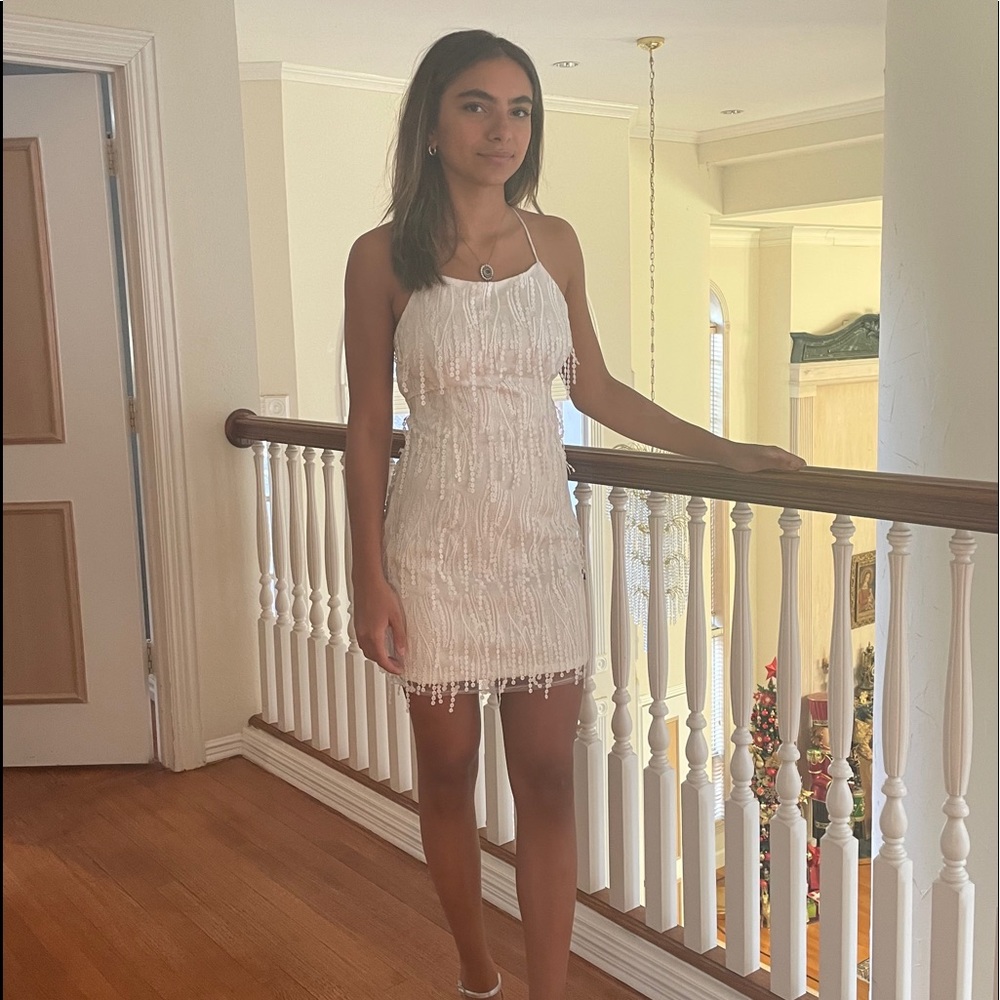 Sexy White Mini Dress